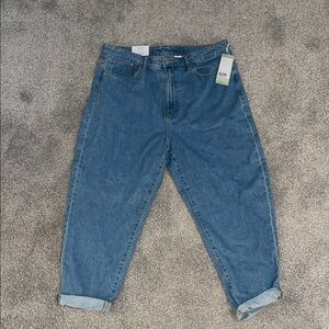 H&M Blue Boyfriend Jeans Relaxed Fit